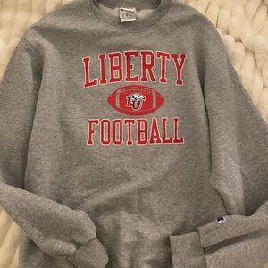 Liberty University Football Grey Sweatshirt